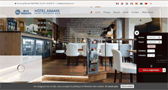 Desktop Screenshot of hotel-aramis.com
