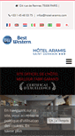 Mobile Screenshot of hotel-aramis.com